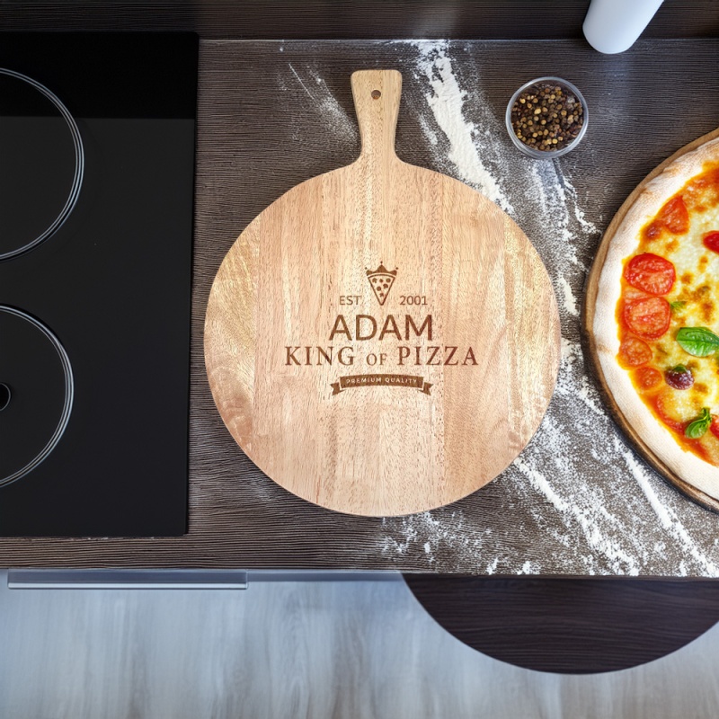 Personalised Pizza Board - King or Queen of Pizza